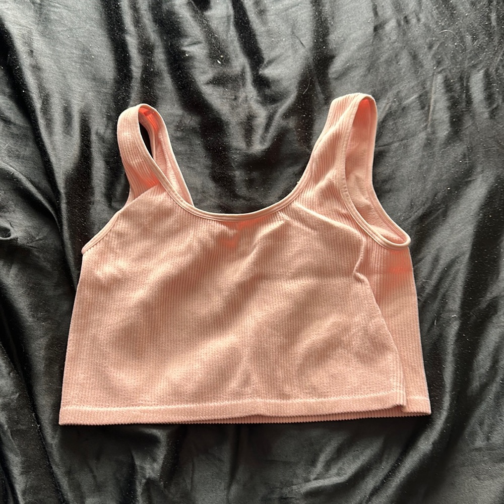 pink ardene crop top